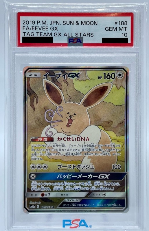 ポケモンカード イーブイgx sa 188/173 psa10 | www.fleettracktz.com