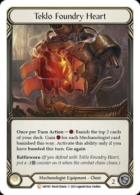 Teklo Foundry Heart(L)(1HP185) | 【トレカショップ 竜のしっぽ】TCG