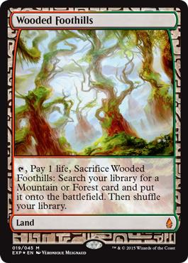 英語版 Wooded Foothills 樹木茂る山麓 トレカショップ 竜のしっぽ Tcgの通販ショップ